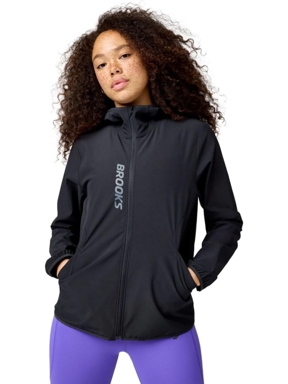 Water-Resistant Women's Running Jacket, UPF 50+ Sun Protection, Lightweight